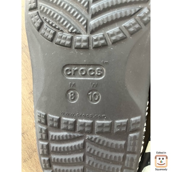 Crocs Unisex Zebra Print Slide Sandals - Picture 8 of 8